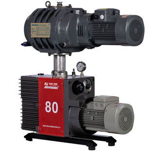 双级旋片罗茨真空泵E2M工业用实验室抽气负压大流量高真空正品