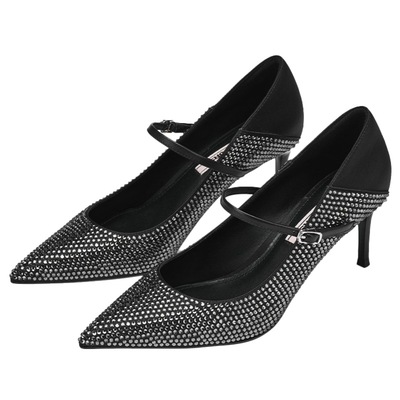 73hours尖头浅口高跟鞋