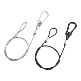 包胶不锈钢丝绳两头压制钢丝威亚防坠落安全绳舞台灯音响保险绳子