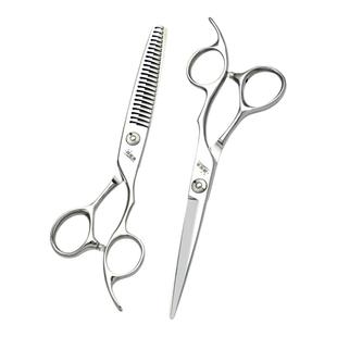 水谷美发剪刀专业鱼骨牙剪无痕打薄碎发剪发型师专用理发剪刀套装