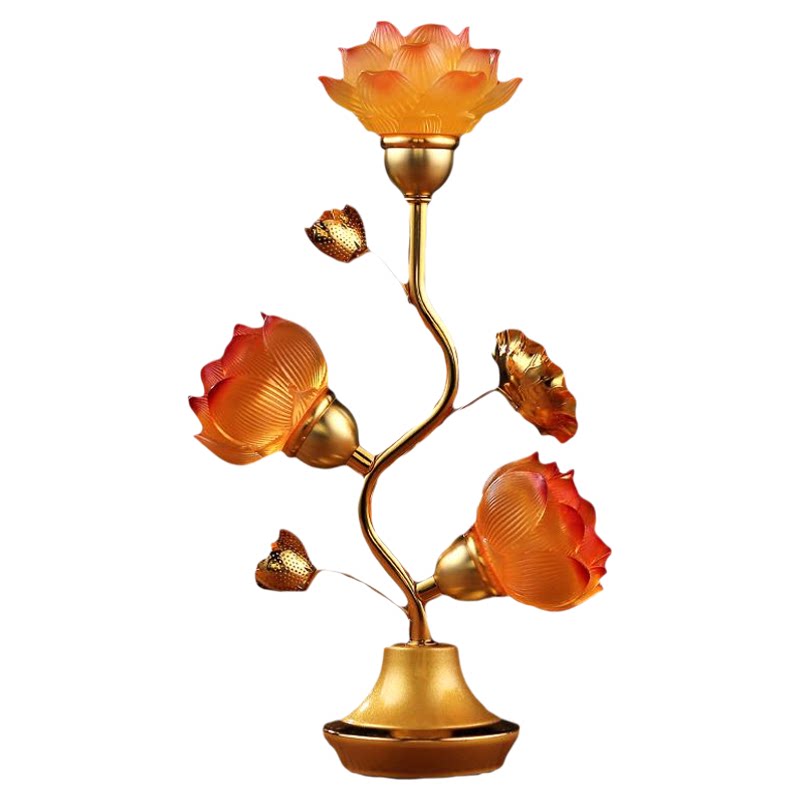 七彩莲花灯佛前灯长明灯供灯