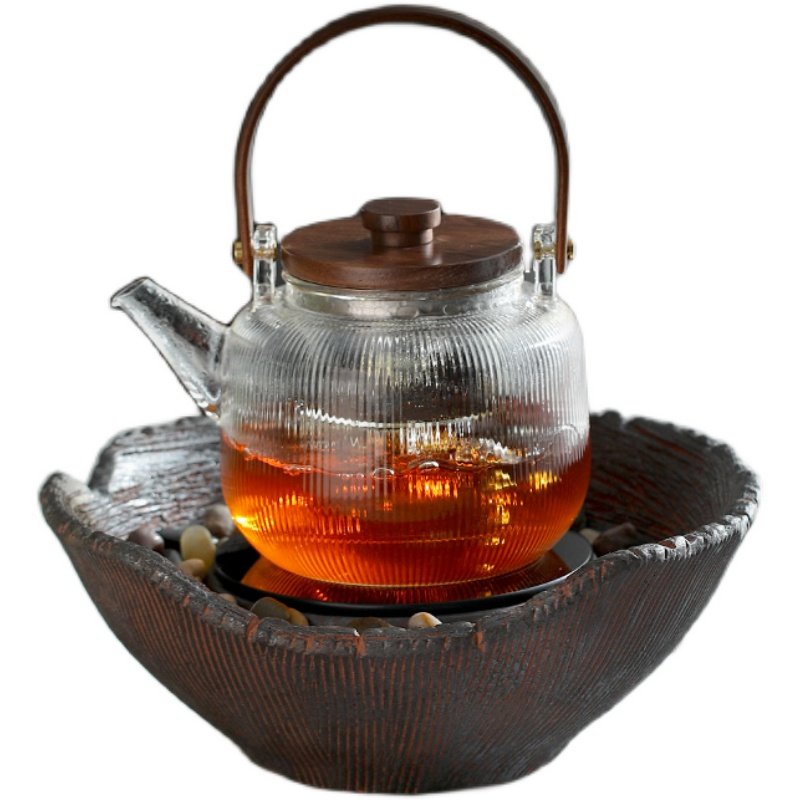 2025新款围炉煮茶电陶炉专用茶壶玻璃泡茶煮茶器茶炉套装茶具高端