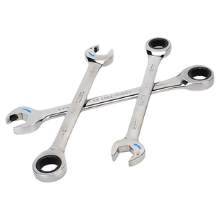 世达开口梅花两用快速棘轮扳手套装大全工业级梅开组合板子工具