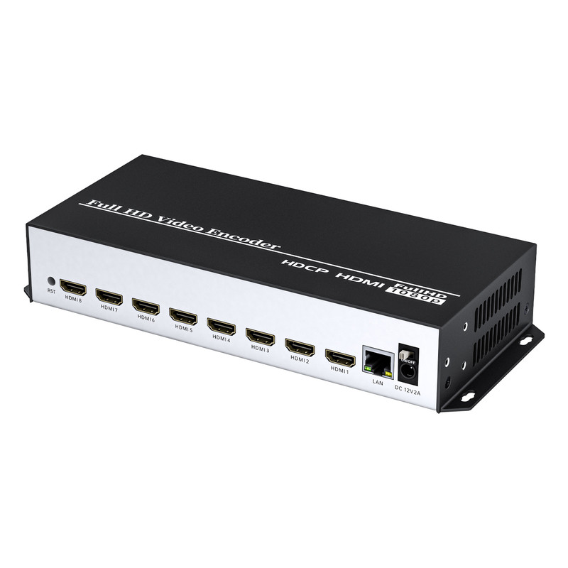 8路HDMI转UDP/ONVIF网络流推流器
