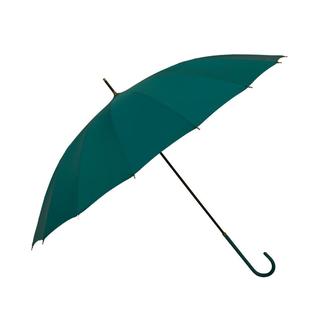 原社雨伞长柄英伦复古16骨抗风晴雨两用女日系大号高端红色直柄伞