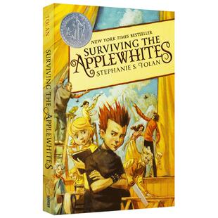 爱波怀特家庭学校生存记 Surviving the Applewhites 纽伯瑞银奖 英文原版青少年小说 儿童文学书