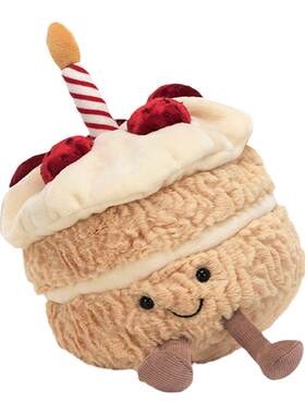 Jellycat趣味生日蛋糕毛绒玩具
