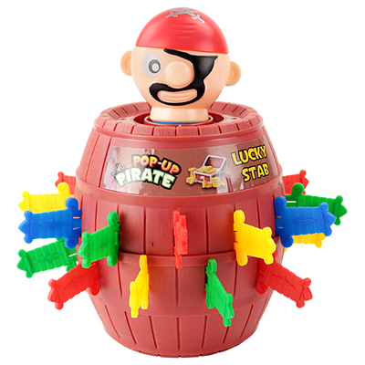 抖音网红玩具海盗桶互动搞怪减压