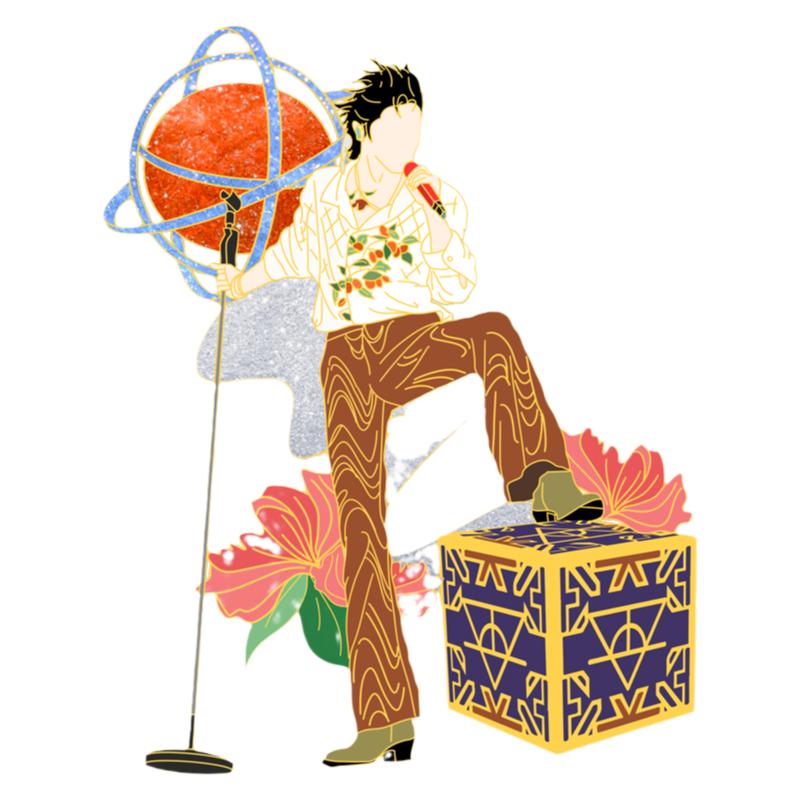 华晨宇火星演唱会潮玩徽章礼物