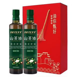 探花村纯正山茶油井冈山茶树籽油江西国标一级山茶籽食用油礼盒装