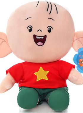 正版卡通大耳朵图图大头儿子公仔