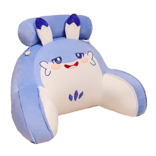 疾旋鼬幻兽帕鲁床头软包大靠背床上靠枕靠垫抱枕学生宿舍看书护腰