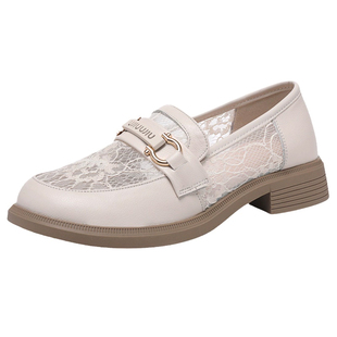 凉鞋女款2025新款女士单鞋洞洞鞋夏季镂空透气平跟软底大码女鞋子