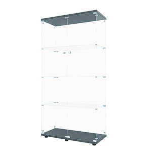 乐高手办模型钢化玻璃展示柜客厅家用玩具摆件透明摆柜防尘收藏柜