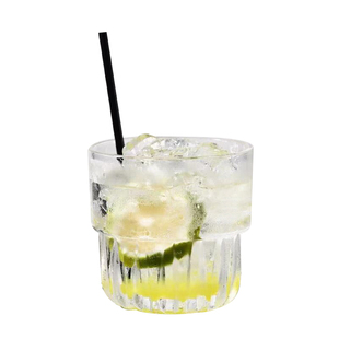 安宅小星韩风ins冰拿铁玻璃杯 雪糕杯果汁杯 冰滴单品咖啡杯230ml