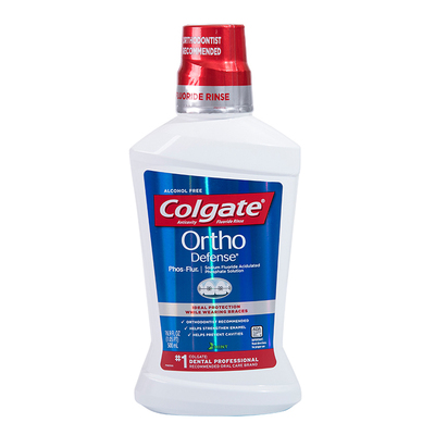 正畸修复白斑高露洁漱口水