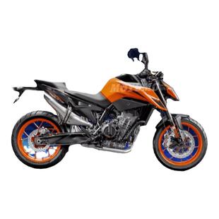适用KTM DUKE 790仪表透明保护贴膜防刮大灯膜后视镜防水改装件