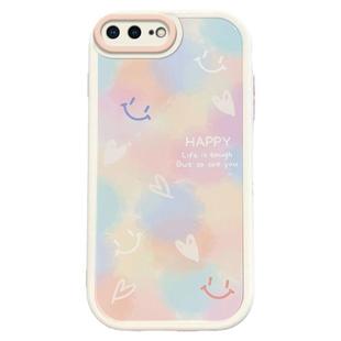 适用于苹果8plus手机壳iphone7p新款a1661女ip7透明i8rplus带文字ip八splus绿色pi七spuls套i7了p8全包防摔p7