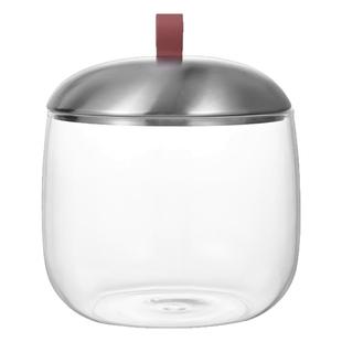 咖啡胶囊收纳罐透明玻璃储存罐带盖储物罐家用大容量轻松零食收纳