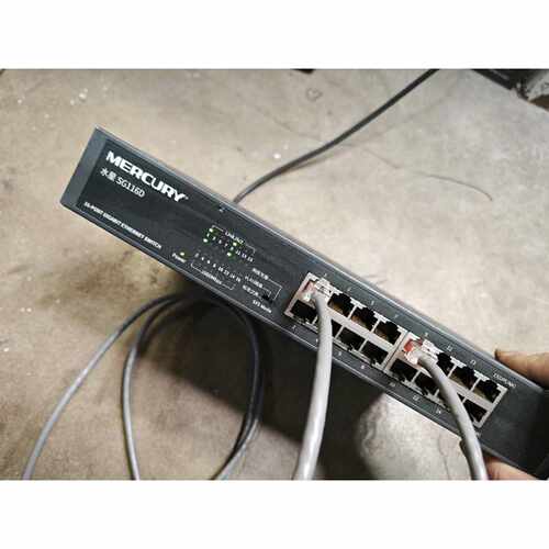 议价水星SG116D 16口千兆交换机,图片实物,测试网口全部正