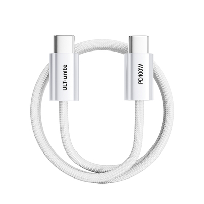 ULT-unite适用苹果17/16iPhone15promax华为三星手机ipad平板笔记本充电器线PD100W双typec数据线USB-C快充线