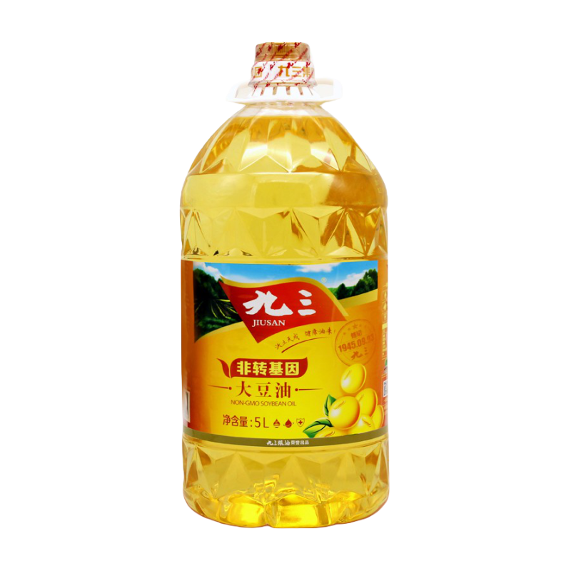 九三非转基因一级大豆油5l桶装烘焙色拉食用油黑龙江东北特产包邮