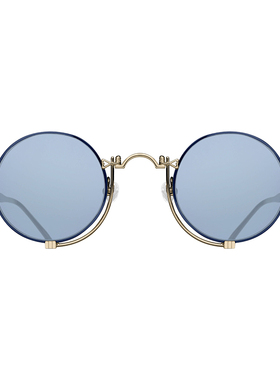 松田日本手工时尚文艺圆框上海