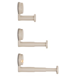 浴室吸盘挂钩阳台衣橱伸缩衣架收纳家用免打孔墙上壁挂收纳架家用