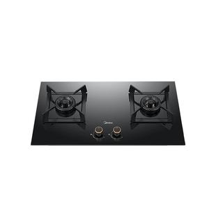 美的燃气灶双灶家用大猛火天然气液化煤气台嵌入式官方旗舰店炉具