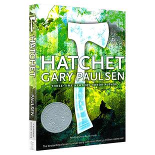 Hatchet 手斧男孩 英文原版小说 短斧 一个小男孩和一把手斧的荒野生存 纽伯瑞奖儿童文学故事励志小说全英文正版原著英语书籍