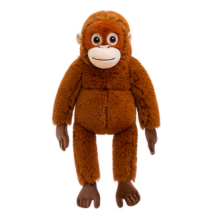 大猩猩毛绒玩具安抚小猴子公仔布娃娃女孩床上抱枕摆件手脚可粘贴