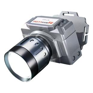 波来特正牌强光头灯泛光头戴式可充电白光可调焦感应散光露营矿灯