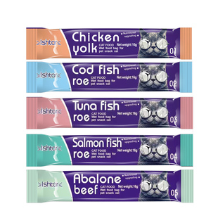 猫咪主食猫条零食100支整箱囤货鱼油防掉毛幼猫三文鱼官方正品鲜