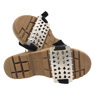 冬天专业冰爪防滑神器钓鱼登山鞋钉链老人雪地靴冰抓鞋套冰面雪爪