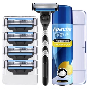 2025年新款无痕3剃须刀官方正品原装三层刀片通用男士手动刮胡刀