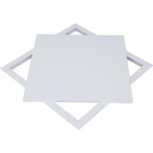 白色托板铝合金检修口盖板检查门中央空调天花吊顶装饰维修孔定制