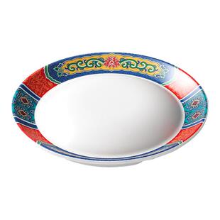 祥源美密胺餐具盘子火锅店现切吊龙肥牛涮肉盘商用牛肉羊肉烤肉盘