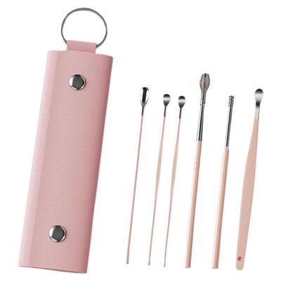 家用挖耳勺不伤耳朵套装高端档级耳扒螺旋不锈钢掏耳勺采耳神器