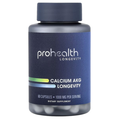 ProHealth Longevity钙AKG胶囊α-酮戊二酸钙代谢线粒体
