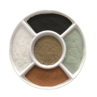 天然昆仑山五色土摆件五行五方土原矿化解厨房在西北缺角朱砂房屋