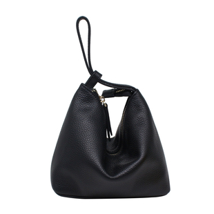 PANLULUPAN小众原创头层牛皮拉链云吞真皮手提包复古百搭ins特价