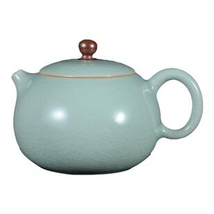 汝州李廷怀汝瓷西施壶天青汝窑茶壶功夫茶具开片陶瓷单壶中式高端