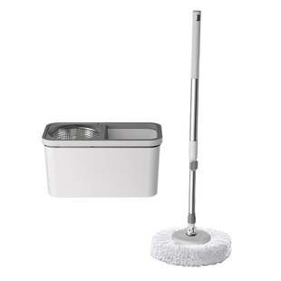 旋转拖把家用一拖净懒人墩拖布脱水拖地神器自免手洗干湿两用水印