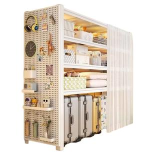 阳台置物架下空式行李箱上方收纳架子家用多层落地储物架钢制货架