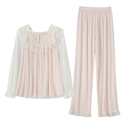 RoseTree古典宫廷网纱长袖睡衣