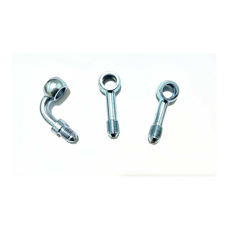 AN3油管接头鱼眼接头刹车油管接头刹车钢喉油管转换接头M10方程式