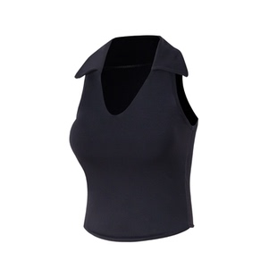 运动套装女新款速干瑜伽服背心普拉提裙健身上衣羽毛球网球跑步服