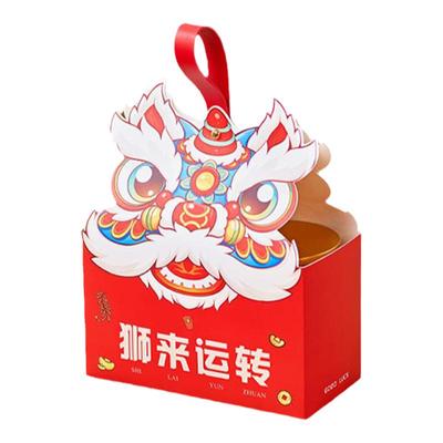 新年2罐包装饼干糖果支持定制