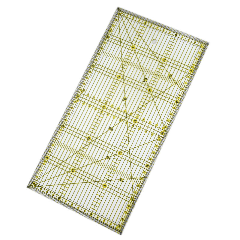 超大拼布尺15x60cm多功能裁缝尺平行线垂直线长方形正方形手工diy