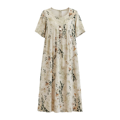 年轻妈妈加肥大码女士可外穿棉绸